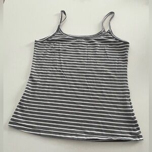 Toad&Co Striped Gray Women's Tank Top